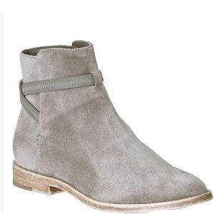 JOIE GREY SUEDE BOOTS 38 Fog